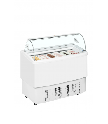 Vitrine à crèmes glacées froid ventilé FIJI 6 ISA
