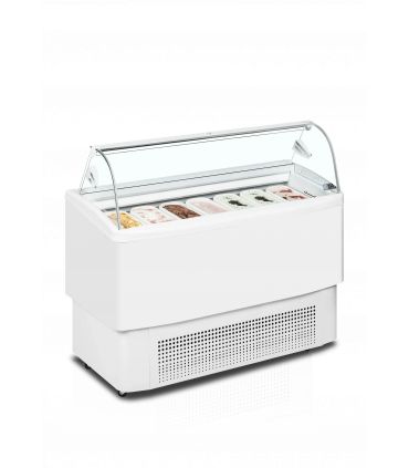 Vitrine à crèmes glacées froid ventilé FIJI 7 ISA