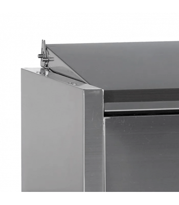 Vitrine réfrigérée  GN1/4 Réf. GVC33-120 S/S Tefcold