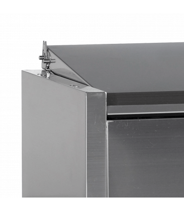 Vitrine réfrigérée  GN1/4 Réf. GVC33-150 S/S Tefcold