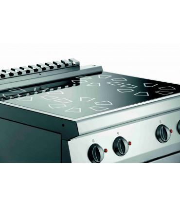 Plan de cuisson él. 700, 4 Felder, EBO Bartscher