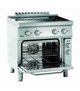 Plan de cuisson él. 700, 4 Felder, EBO Bartscher