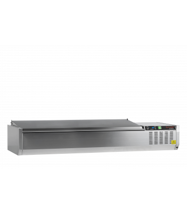 Vitrine réfrigérée  GN1/3 Réf. GVC38-160 S/S Tefcold