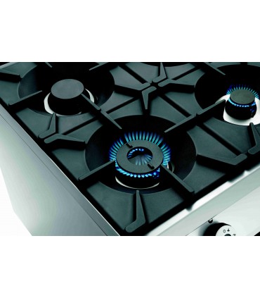 Fourneau gaz,6 foyers,F gaz2/1GN,NS Bartscher