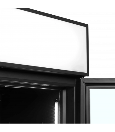 Réfrigérateur vitré noir Réf. FSC1000H BLACK Tefcold
