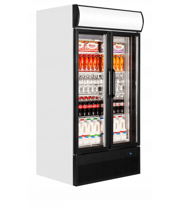 Réfrigérateur vitré blanc Réf. FSC1000H Tefcold