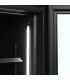 Réfrigérateur vitré noir Réf. FSC1000H BLACK Tefcold