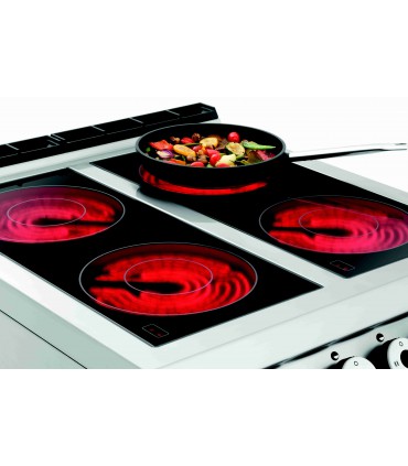 Fourneau cér. 4 PL, four él.2/1GN Bartscher