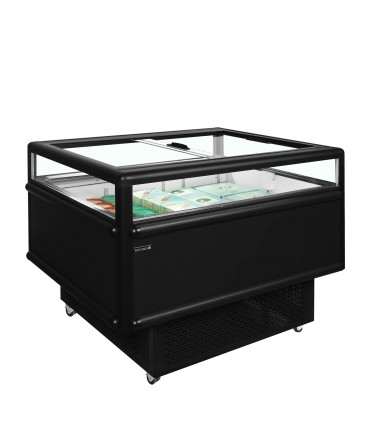 Réfrigérateur/congélateur noir pour achats impulsifs Réf. UHD201 /Black Tefcold
