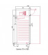 Armoire GN2/1 côtés emboutis positive 1 porte CGR/CGRE-751-SPF CORECO