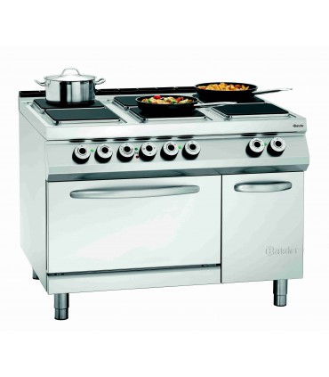 Fourneau él. 6 PL, four él.2/1GN,SO Bartscher