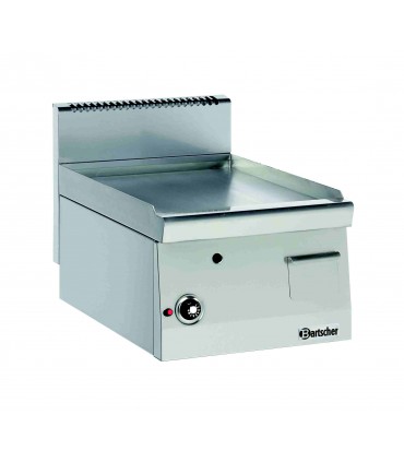 Plaque gril gaz 600, L400, lisse Bartscher Plaque gril gaz 600, L400, lisse Bartscher