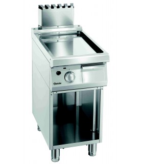 Plaque grill gaz 700, L400, lisse Bartscher