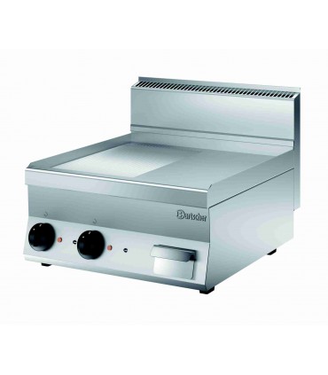 Plaque grill 650, L600, 1/2-1/2 Bartscher