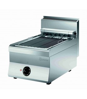 Grill nervuré fonte, L400, AT Bartscher