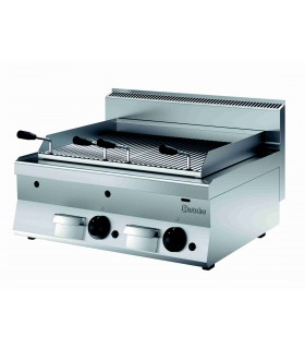 Gril pierre lave gaz 650, L800 Bartscher