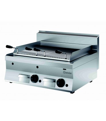 Gril pierre lave gaz 650, L800 Bartscher