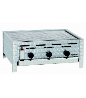 Gril table gaz combi, 3 brûleur Bartscher