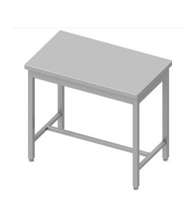 Table centrale grande largeur avec pied central sans étagère, Stalgast