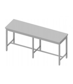 Table grande largeur centrale avec pied central sans étagère STALGAST
