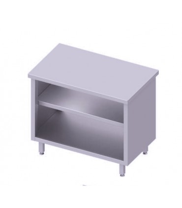 Table armoire centrale ouverte avec deux étagères, Stalgast Table armoire centrale ouverte avec deux étagères, Stalgast