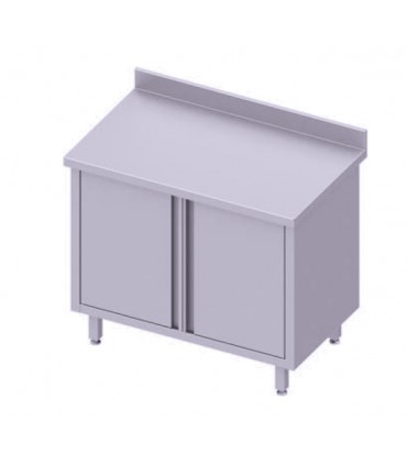Table armoire adossée avec portes battantes, Stalgast Table armoire adossée avec portes battantes, Stalgast