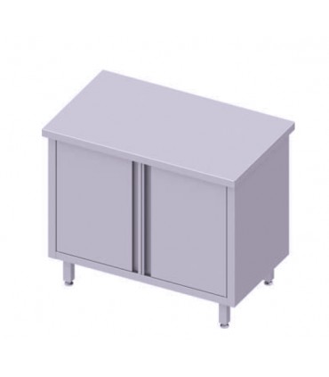 Table armoire centrale avec portes battantes, Stalgast