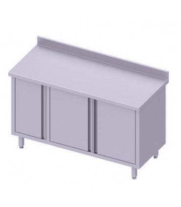 Table armoire adossée avec portes battantes, Stalgast