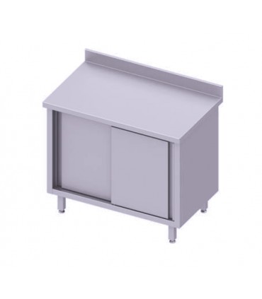 Table armoire centrale avec portes coulissantes, Stalgast Table armoire centrale avec portes coulissantes, Stalgast