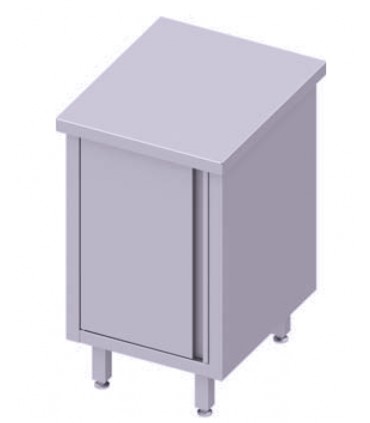 Table armoire adossée avec deux étagères, Stalgast Table armoire adossée avec deux étagères, Stalgast