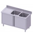 Plonge 2 bacs et portes battantes STALGAST