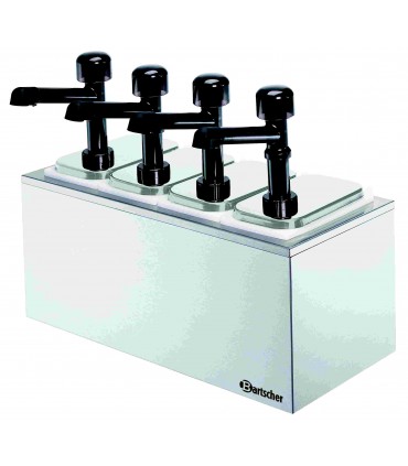 Pompe sauce, 4 pompes 4x3,3L BARTSCHER Pompe sauce, 4 pompes 4x3,3L BARTSCHER