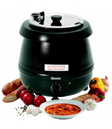Soupière Party, 9L noire BARTSCHER