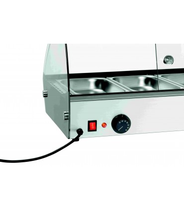 Présentoir chauffant R6 6 x GN 1/3 BARTSCHER