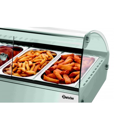 Présentoir chauffant R6 6 x GN 1/3 BARTSCHER