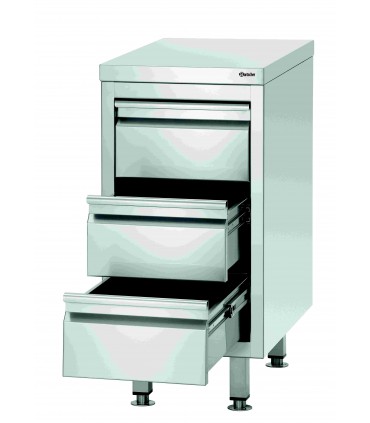 Table adossée à 3 tiroirs 700S3A BARTSCHER