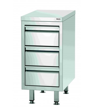 Table adossée à 3 tiroirs 700S3A BARTSCHER