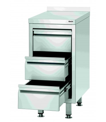 Table centrale à 3 tiroirs 700S3 BARTSCHER