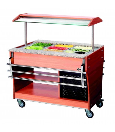 1 glissière plateaux, 3x 1/1 GN BARTSCHER