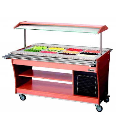 1 glissière plateaux, 4x 1/1 GN BARTSCHER