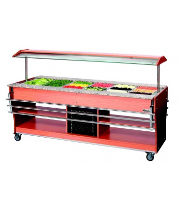 1 glissière plateaux, 6x 1/1 GN BARTSCHER