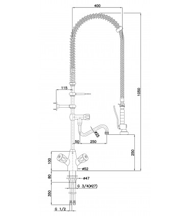 Mélangeur avec croisillons 26L-1801B BARTSCHER
