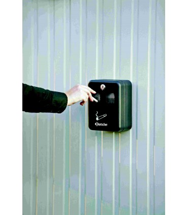 Cendrier mural, noir BARTSCHER