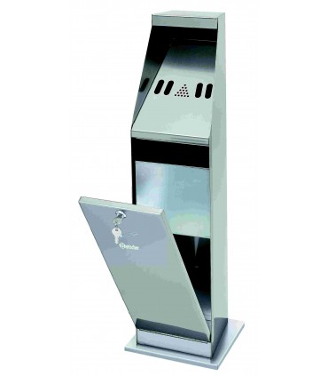 Cendrier sur colonne, argent BARTSCHER