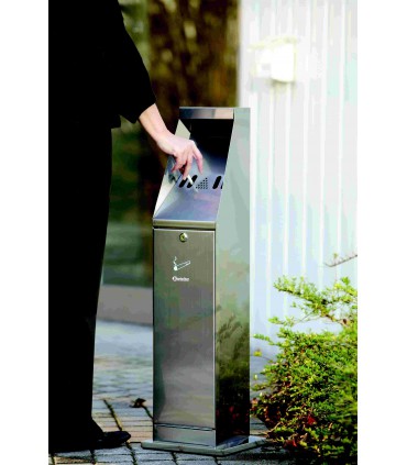 Cendrier sur colonne, argent BARTSCHER