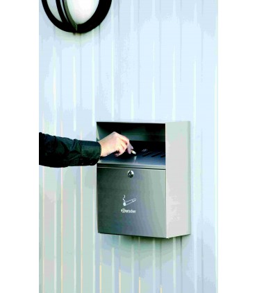 Cendrier mural, argent BARTSCHER