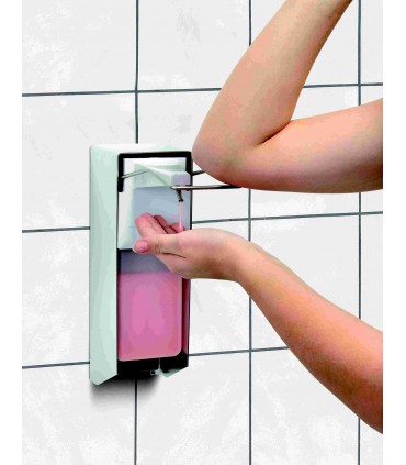 Distributeur savon 1L, emploi coude BARTSCHER Distributeur savon 1L, emploi coude BARTSCHER