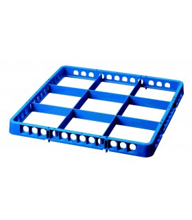 Séparateur panier 9, 500x500x45, bleu, BARTSCHER