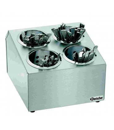 Bac couverts avec 4 récipients inox BARTSCHER Bac couverts avec 4 récipients inox BARTSCHER