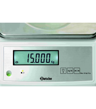 Balance cuisine, 15kg, 5g BARTSCHER Balance cuisine, 15kg, 5g BARTSCHER